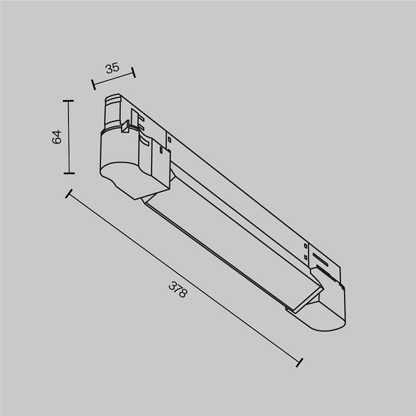 Трековый светильник Maytoni Technical TR196-3-10W2.7K-B