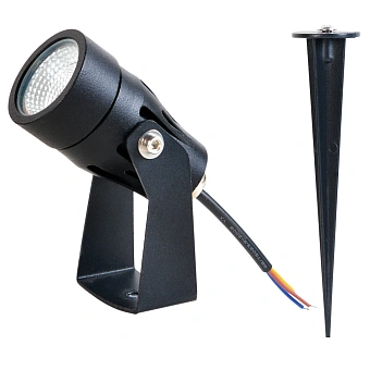Грунтовый светильник Arte lamp ELSIE A4705IN-1BK