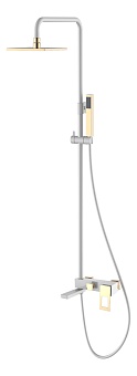 Стойка для душа Q WhiteGold_Комплект