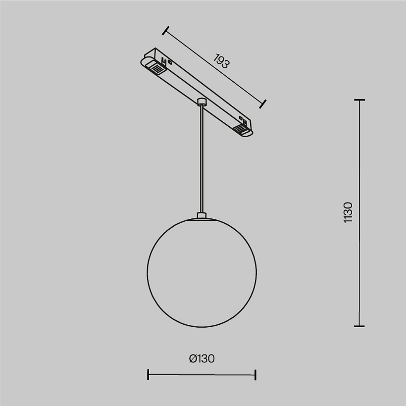 Трековый подвесной светильник Maytoni Technical TR039-2-5W3K