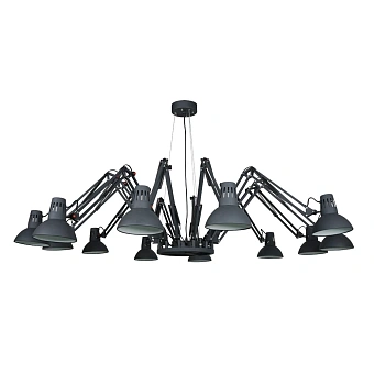 Подвесная люстра Arte Lamp RAGNO A2043SP-12BK