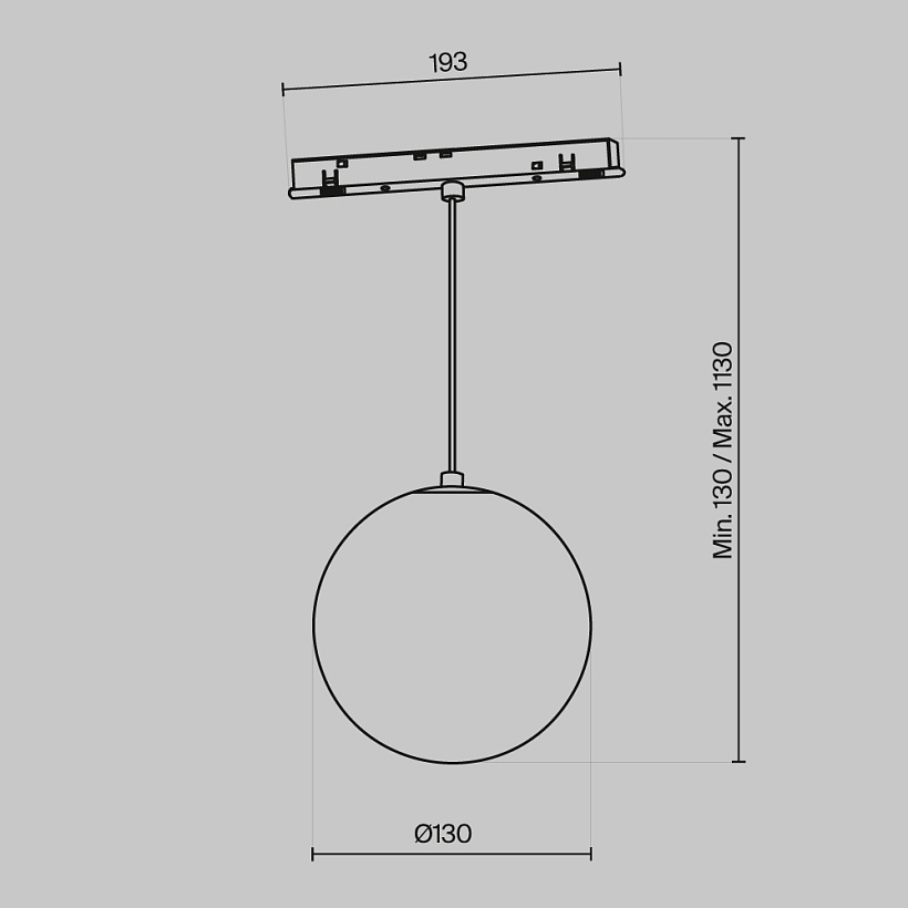Трековый светильник Maytoni Technical TR039-4-5WTW-DD-W