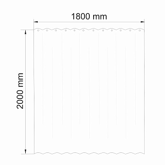 Rossel SC-57103 Шторка для ванной