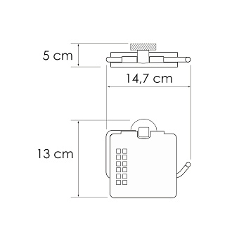 Mosel K-46625 Держатель туалетной бумаги