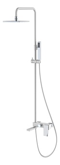 Стойка для душа Q WhiteChrome.2_Комплект
