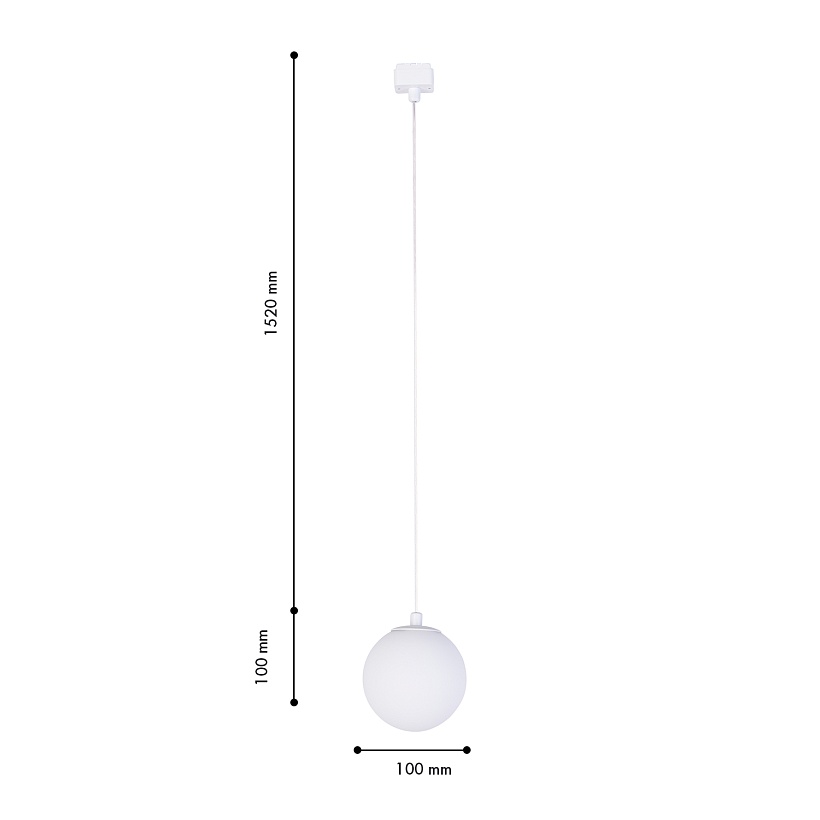 4156-1P, подвес, D100xH1650, LEDx6W, 42V, угол рассеивания: 120°, 380LM, 3000-6000K, IP20, included