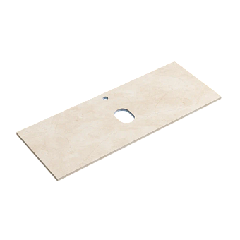 Столешница для ванной комнаты SANCOS 1200х460, цвет kreman, арт. TT120A2X