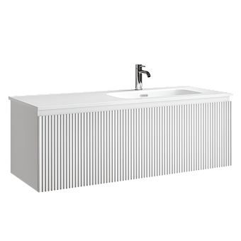 Тумба подвесная SANCOS Snob R 1.0 1195х445х406, c одним ящиком оснащенным доводчиками, Bianco , арт.SNR1.0120RW