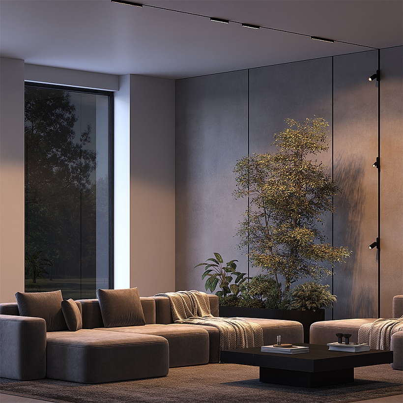 Трековый светильник Maytoni Technical TR082-1-6W3K-M-B