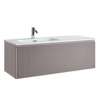 Тумба подвесная SANCOS Snob R 1.0 1195х445х406, c одним ящиком оснащенным доводчиками, Doha Soft , арт.SNR1.0120LSM