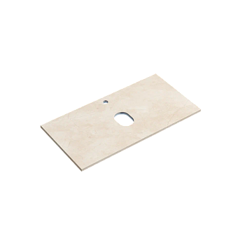 Столешница для ванной комнаты SANCOS 900х460, цвет kreman, арт. TT90A2
