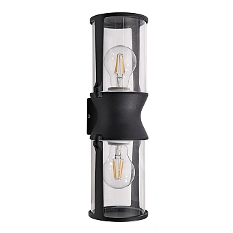 Уличный настенный светильник Arte Lamp MINCHIR A8306AL-2BK
