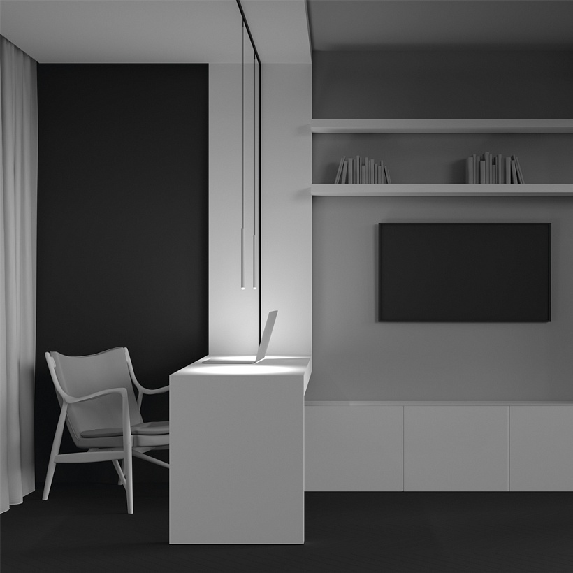 Трековый подвесной светильник Maytoni Technical TR191-1-3W2.7K-M-BW