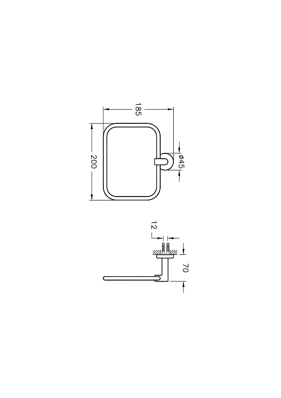 Держатель полотенец Minimax A44783
