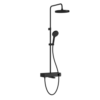 Душевая система VitrA Core Round (Кор Раунд) A4730936EXP с термостатическим смесителем и ручным душем матовая черная