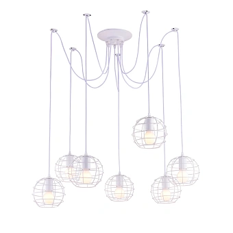Подвесная люстра Arte Lamp SPIDER A1110SP-7WH