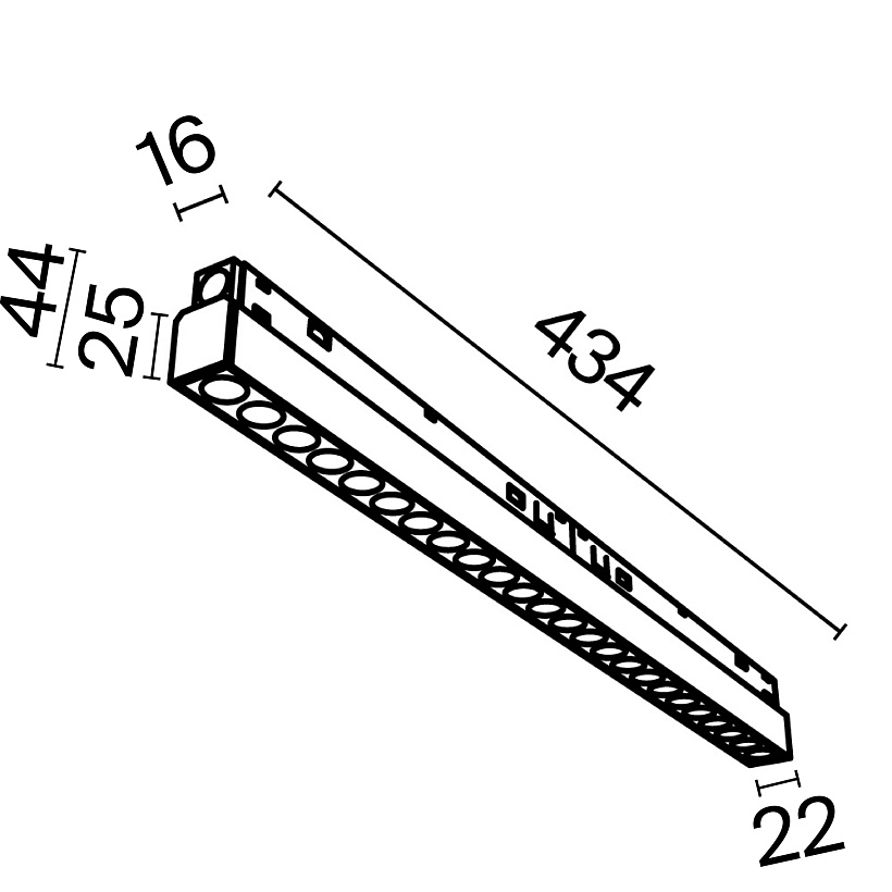Трековый светильник Maytoni Technical TR031-4-24WTW-DD-B