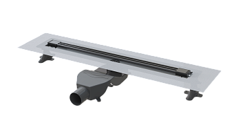 Душевой лоток B&T INFINITY 60см, нерж.сталь GUN METAL