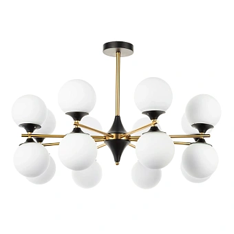 Люстра на штанге Arte Lamp MIMOSA A3649PL-16PB
