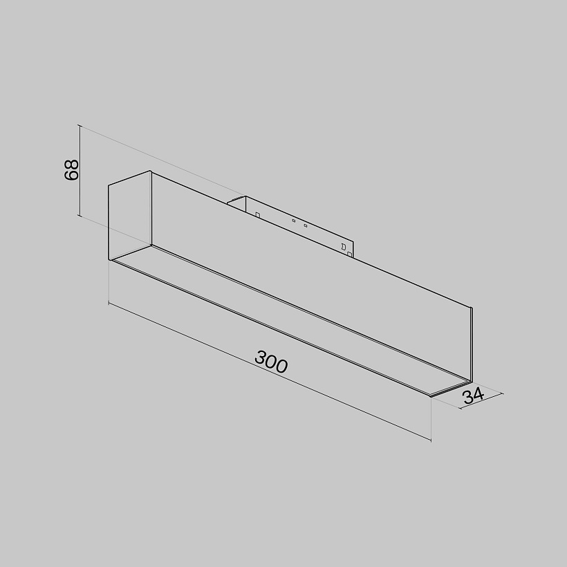 Трековый светильник Maytoni Technical TR012-2-12W3K-B