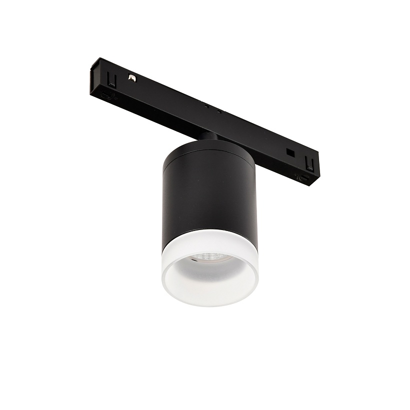 4585-1U, трековый светильник, D50xL145xH95, LEDx6W, 48V, 350LM, 2700-5700K, CRI>90, beam angle:24, included