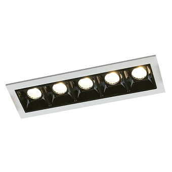 Точечный встраиваемый светильник Arte Lamp GRILL A3153PL-5BK