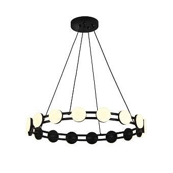 4601-6P, подвесная люстра, D600xH100/1200, 16xLEDx2W, 2880LM, 3000K, included
