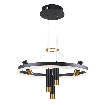 3097-7P, подвесная люстра, D600xH600/1000, LEDx35W + 6xLEDx3W, 3640LM, 4000K, included