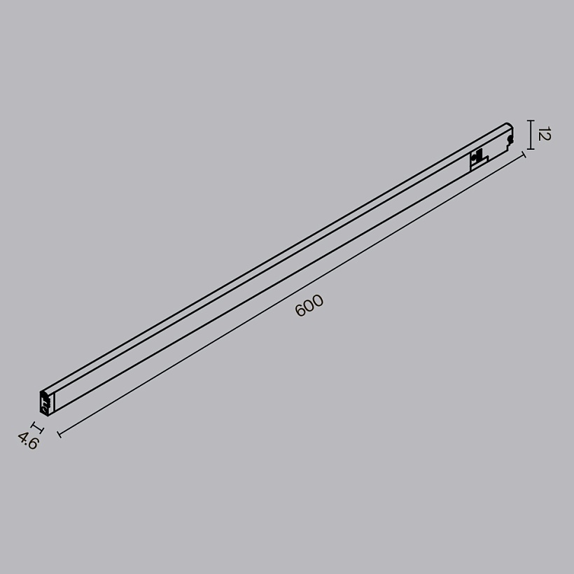 Трековый светильник Maytoni Technical TR190-1-10W2.7K-B