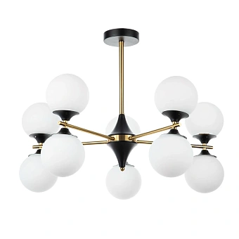 Люстра на штанге Arte Lamp MIMOSA A3649PL-10PB