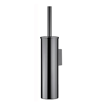 K-1087POLISHED BLACK Щетка для унитаза подвесная