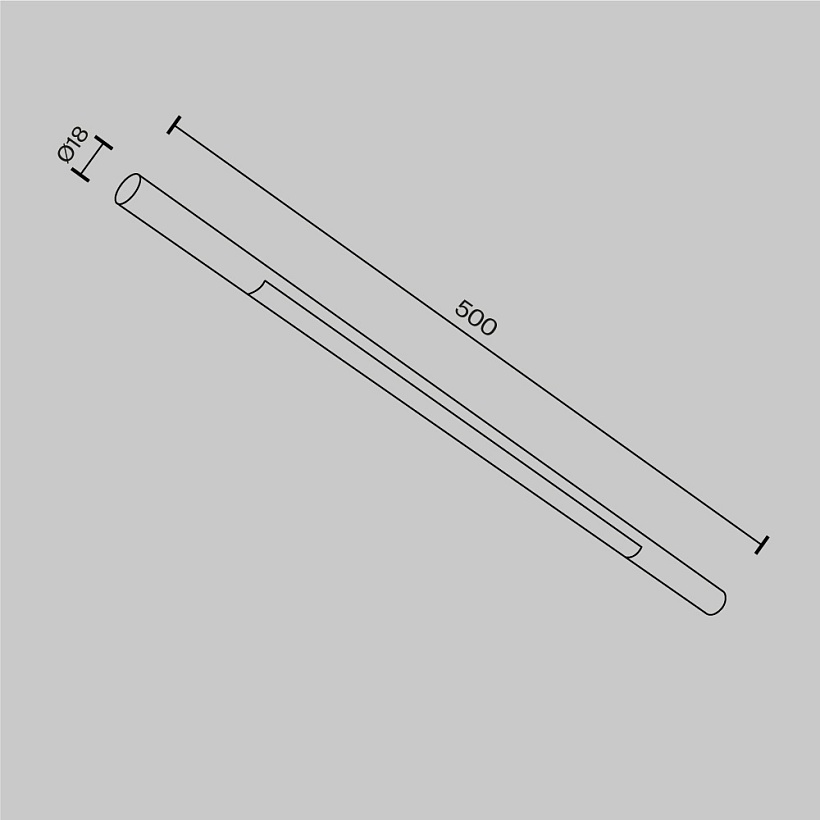 Светильник Maytoni Technical C100CL-L500-12W3-6K-B