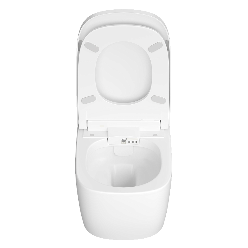 Умный унитаз VitrA V-Care Comfort подвесной безободковый Rim-ex с автоматическим сиденьем и бидеткой белый санитарный фарфор антибактериальное покрытие Hygiene