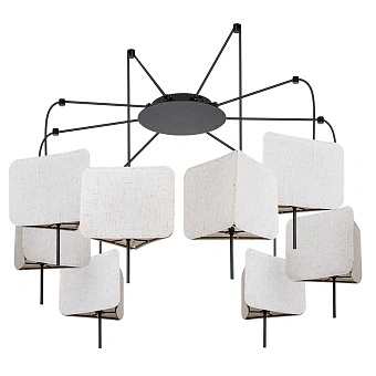 Подвесная люстра Arte Lamp TRIXIE A7084SP-8BK