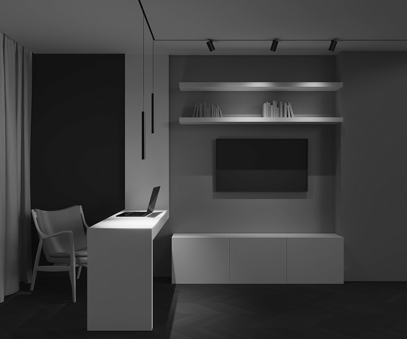 Трековый светильник Maytoni Technical TR245-7W4K-B