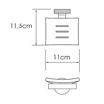 Mosel K-46669 Мыльница решетка