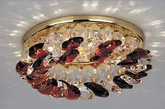 Точечный встраиваемый светильник Arte Lamp BRILLIANTS A7083PL-1GO