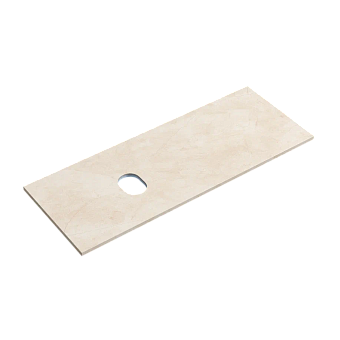 Столешница для ванной комнаты SANCOS 1200х460, цвет kreman, арт. TT120A2L, левая