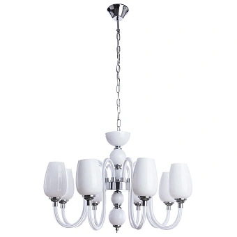 Подвесная люстра Arte Lamp LAVINIA A1404LM-8WH