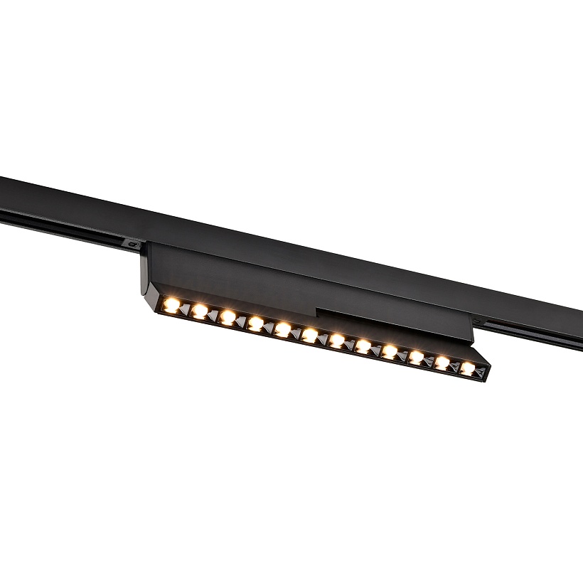 4574-1U, трековый светильник, L226xW10.5xH52, LEDx10W, 48V, 410LM, 2700-5700K, CRI>90, beam angle:30, included