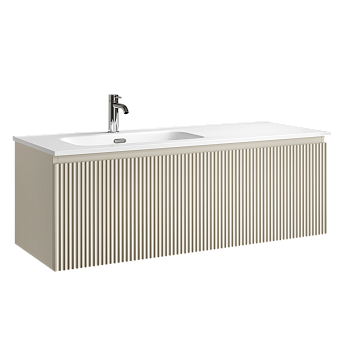 Тумба подвесная SANCOS Snob R 1.0 1195х445х406, c одним ящиком оснащенным доводчиками, Beige Soft , арт.SNR1.0120LCE