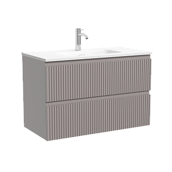 Тумба подвесная SANCOS Snob R 790х390х500, c двумя ящиками оснащенными доводчиками, Doha Soft, арт.SNR80/39SM