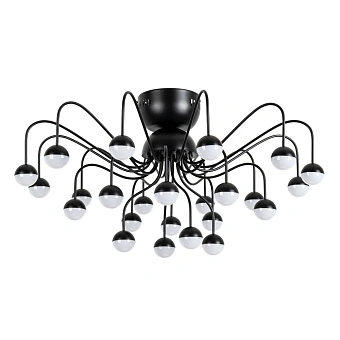Потолочная люстра Arte Lamp DEXTER A3619PL-24BK
