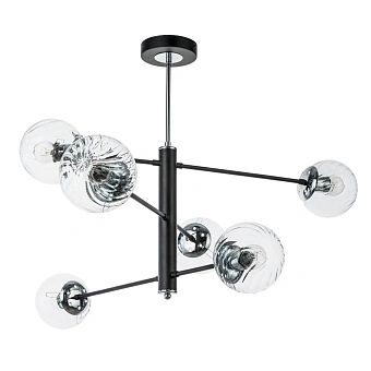 Люстра на штанге Arte Lamp SEGIN A3566PL-6BK