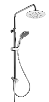 Душевая колонна VitrA System Rain без смесителя с ручным душем хром нержавеющая сталь