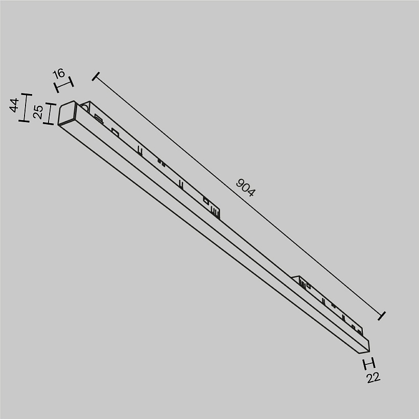 Трековый светильник Maytoni Technical TR030-4-30WTW-DSZ-W