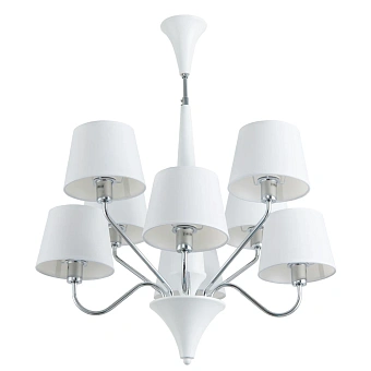 Люстра на штанге Arte Lamp GRACIA A1528LM-8WH