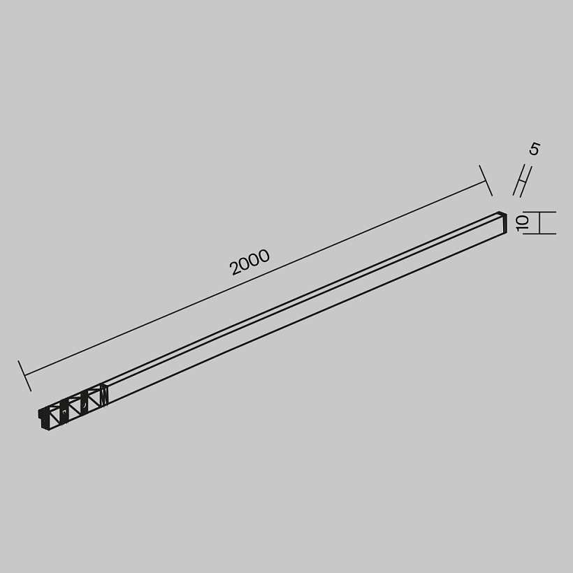 Трековый светильник Maytoni Technical TR186-1-16W2.7K-B