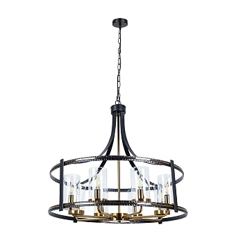 Подвесная люстра Arte Lamp AVIOR A7011SP-8BK