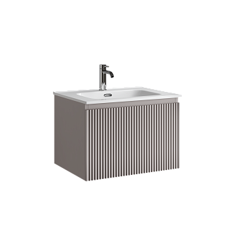 Тумба подвесная SANCOS Snob R 1.0 590х445х406, c одним ящиком оснащенным доводчиками, Doha Soft , арт. SNR1.060SM